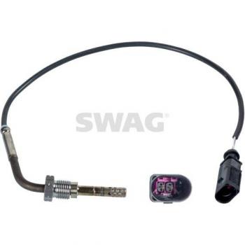 SWAG 33 10 0377 Palpeur Température Gaz Avant Turbocompresseur (AUDI Q5, A5 B8 Coupe, A4 B8 Berline)