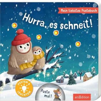 Arsedition Mein liebstes Pustebuch - Hurra, es schneit! mehrfarbig