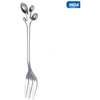 Luxury Leaf Metal Coffee Spoon