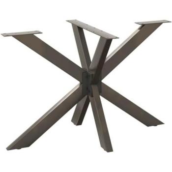 Natural Steel Spider Dining Table Leg - 120x68x(72-73) cm