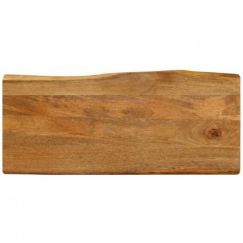 Vidaxl - Table Top 90x40x3.8 cm Live Edge Solid Wood Mango