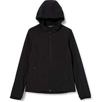 Cmp Fix Hood Softshell Jacket Black 14 Years