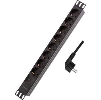 LogiLink 19 PDU – 8 CEE 7/3 Sockets, Surge Protection