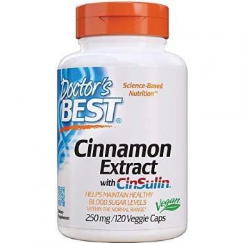 Cannelle Concentrée avec CinSulin 250 mg - 120 Capsules