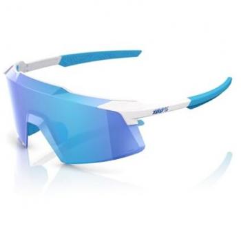 100% Aerocraft Sportbrille - HiPER Multilayer Mirror Lens - Matt Weiß
