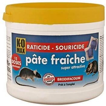 Pâte Souricide Raticide Attractante Super Économique de 150g (Multicolore)