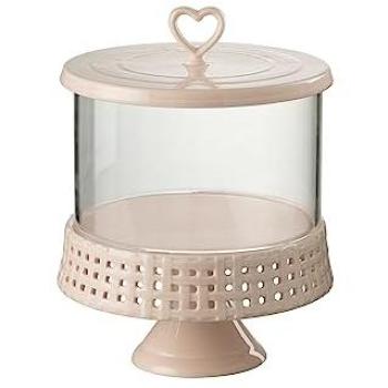 Tarte Large Sous Verre Ceramique Rose – 31 cm