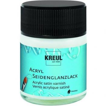 Kreul Vernis Transparent Satiné Anti‑eau 50 ml