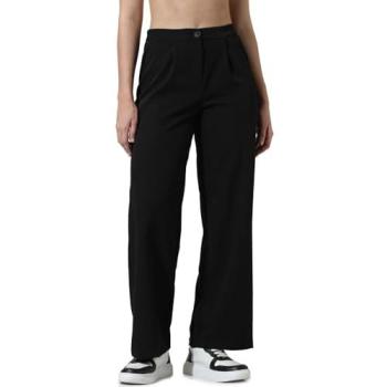 Pantaloni Kira-Mellie Black XL con pieghe nere