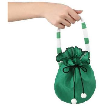 Atosa Bolso verde con borlas