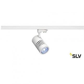 ème rang: Luminaire LED SLV Structec 24W, Blanc chaud, 4000K, angle de dispersion 60°, adaptable sur rail 3 all., sans kit d'adaptation pour utilisation en triphasé inclus