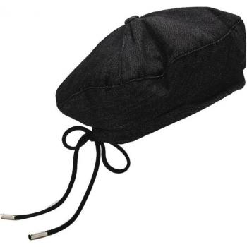 Women's Denim Cotton Newsboy Beanie Hat