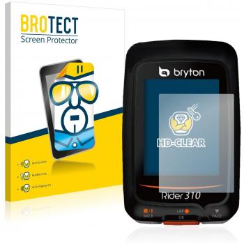 Bryton Rider 310 Compatible Brotect 2-Pack HD Clear Shield