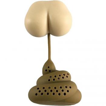 Turd Shape Silicone Tea Strainer