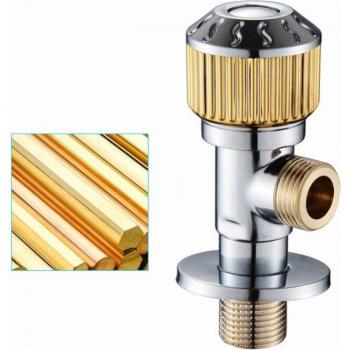 2 PCS G1/2 Brass High Temperature Resistant Angle Valve