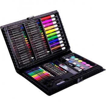 Ensemble de dessin et peinture – 108 crayons, pastels et aquarelle