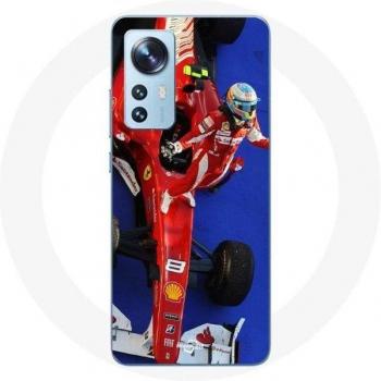 Coque protectora para Xiaomi Mi 12 / 12X Fernando Alonso Piloto F1 Roja