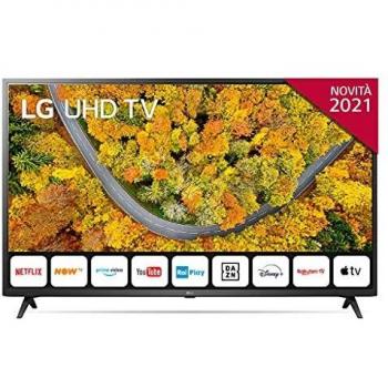 LG 55UP75006LF 55 Smart TV 4K Ultra HD NOVITÁ 2021 Wi-Fi Processore Quad Core 4