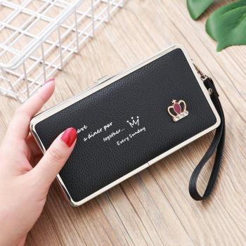 Cute Crown Women's Phone Clutch Wallet