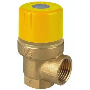 Valve de sécurité solaire à membrane réglage constant 6 bar 3/4 ft e 160 °C