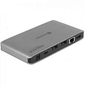 Docking Station Thunderbolt 3 8K con Replicatore di Porte e Hub USB, Grigio