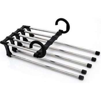 Cintre Multifonction 5-en-1 en Acier Inoxydable