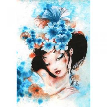 Grafika Misstigri – Fleurs Bleues