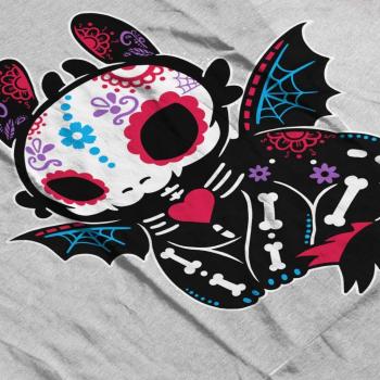 Grey Skeletal Toothless Tee
