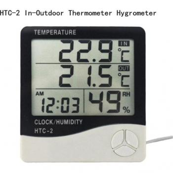 Hygromètre thermomètre numérique LCD pour intérieur et extérieur