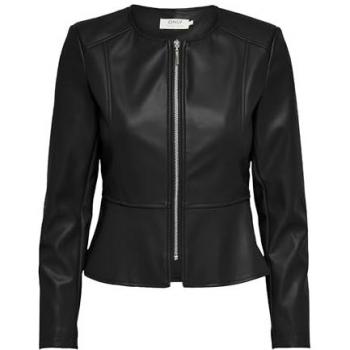 Giubbotto donna Samary ecopelle nero