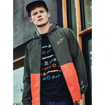 Giacca Alpinestars Speeder Verde Arancione 2XL
