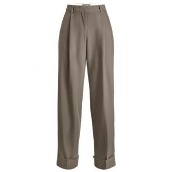 Pantaloni Chino Donna Jack & Jones Mary Pieghe Brindle 32