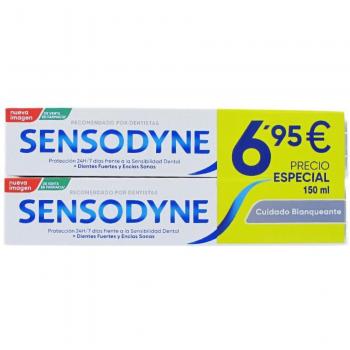 Sensodyne Cuidado blanqueante 75ml+75ml