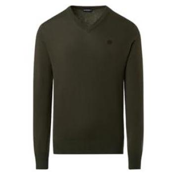 North Sails Maglione EcoCotton Lana Verde Bosco M