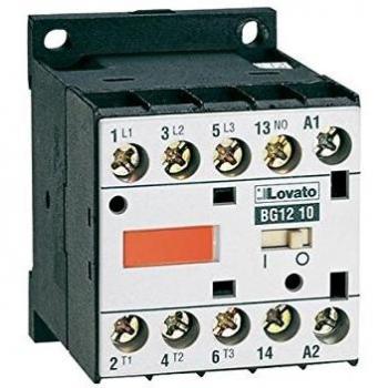 Contattore tripolare Lovato 9A, 110VAC, 1NA 11BG0910A110