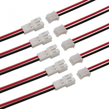 20CM JST PH 2.0 2-Pin Micro JST Connector
