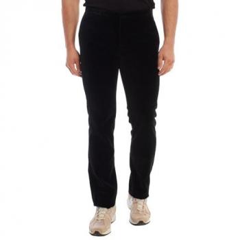 Pantalone da sera in velluto nero taglia 46-EU per uomo