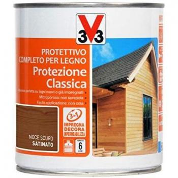 V33 Protettivo Completo Protezione Classica Noce Scuro 0.75 l