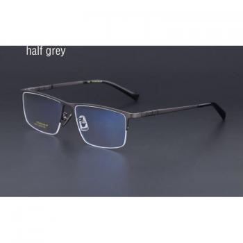 Silver Titanium Alloy Optical Glasses Frame
