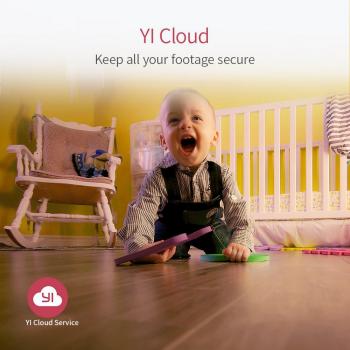 YI IP Camera Wireless IP Security Camera with Night Vision and Two-Way Audio (White)