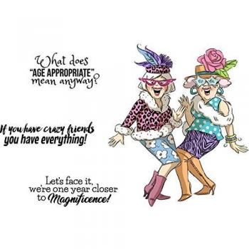 Crazy FRND Girlfriends Multicolor Art Stamp – One Size