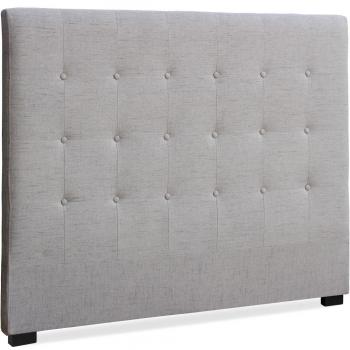 Tête de lit MENZZO Luxor capitonnée beige 140cm