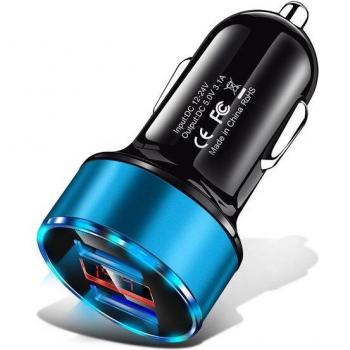 Dual USB Schnellladeadapter für iPhone und Samsung