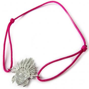 Les Trésors De Lily N7683 – Bracelet argent rosé Navajos rhodisé