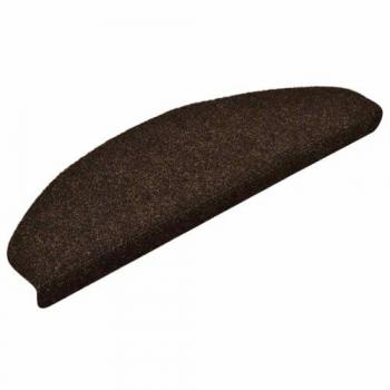 Stair Mats 30 pcs Self-Adhesive Brown 65x21x4 cm