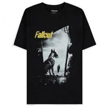 Fallout Dogmeat T-Shirt schwarz in XXL