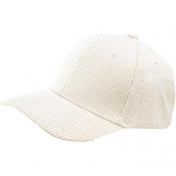 Unisex Corduroy Snapback Baseball Cap - Solid Color with Sun Protection