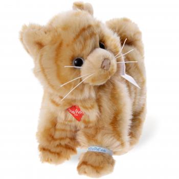 Bauer Spielwaren Pia Pia Club Flauschige Hauskatze, 25 cm, braun