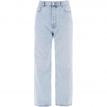 Ami Paris Bleached Blue Loose Fit Jeans - W32