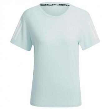 Adidas Playera Own The Run Semi Flash Aqua - Mujer